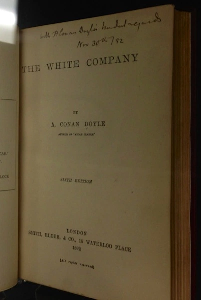 Doyle, White Company, inscribed